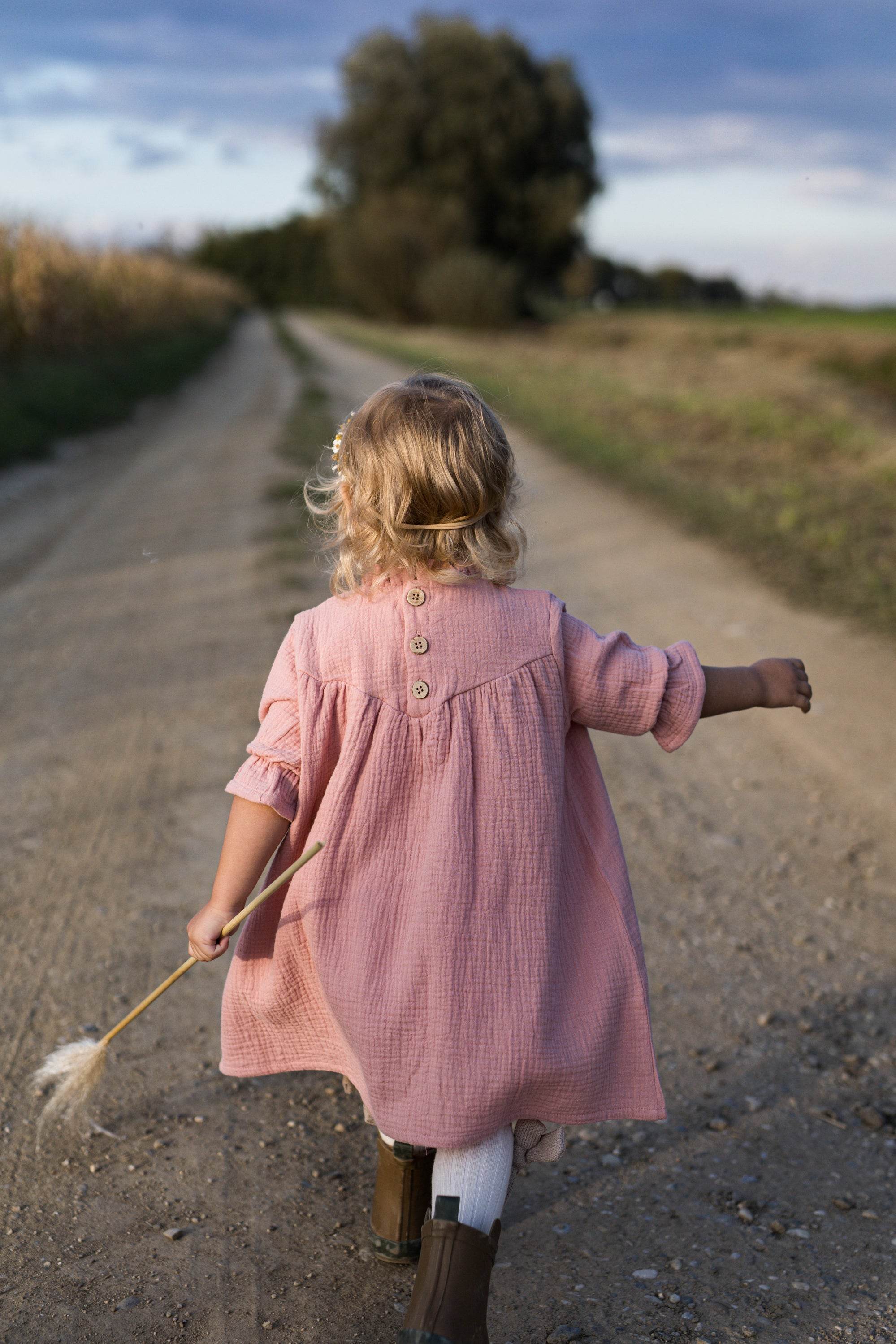 3y Muslin Pink Dress