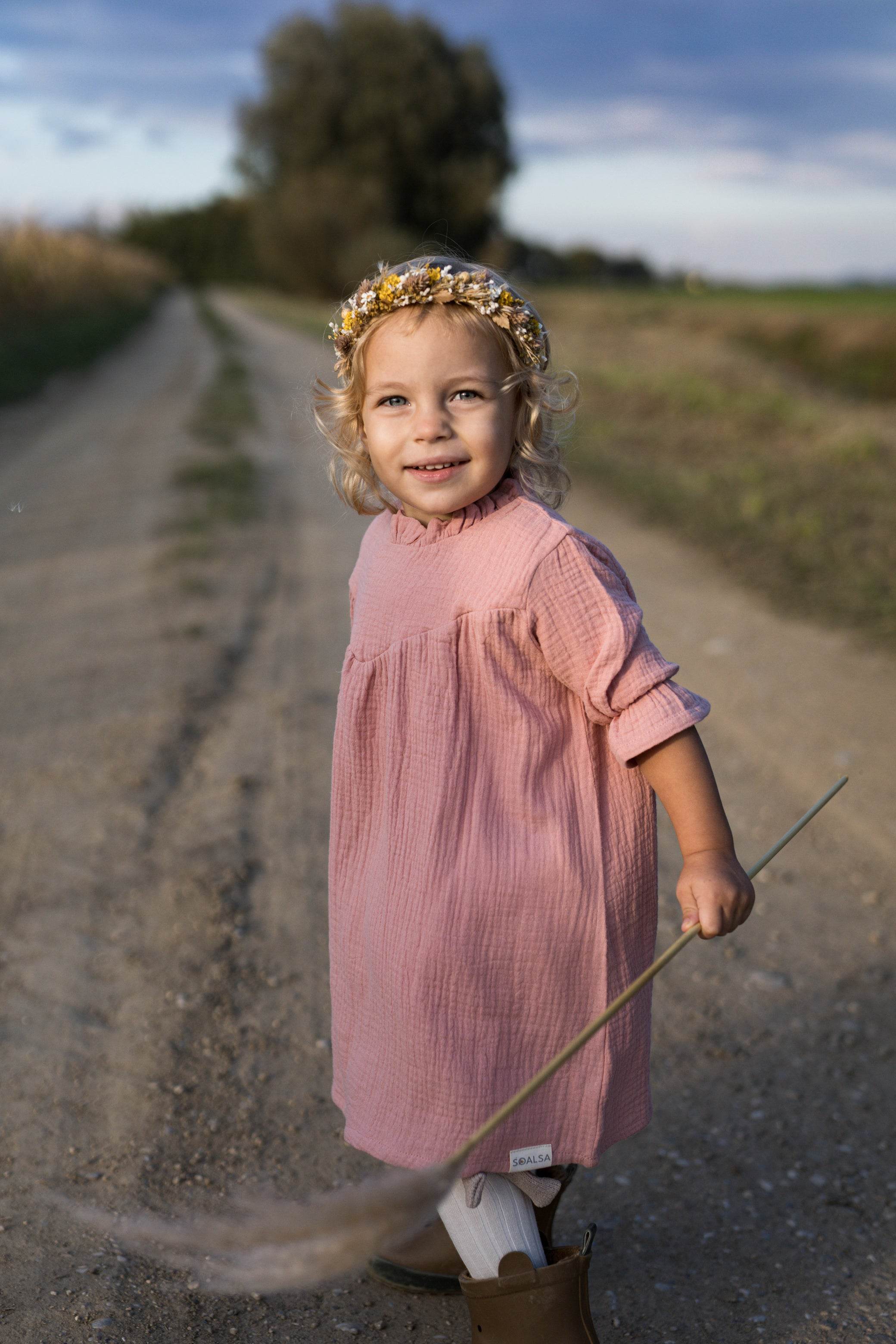 3y Muslin Pink Dress