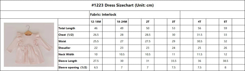 4y Organic Cotton Dress Puffy