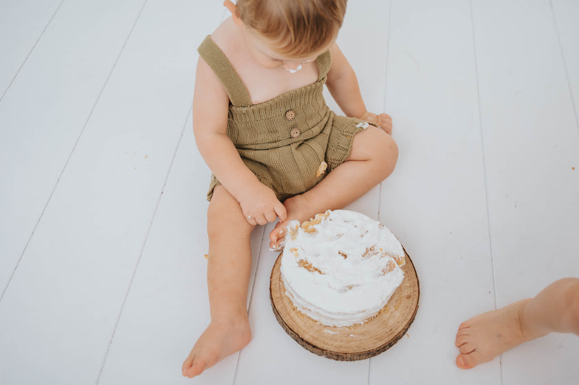 Knitted Bloomers Romper Vintage - SOALSA