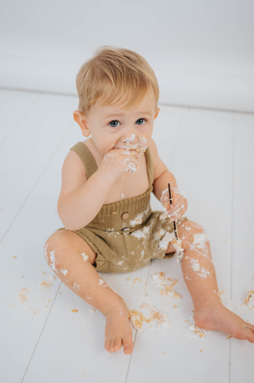 Knitted Bloomers Romper Vintage - SOALSA