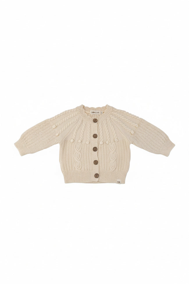 Knitted Baby Cardigan & Romper Cocco Set