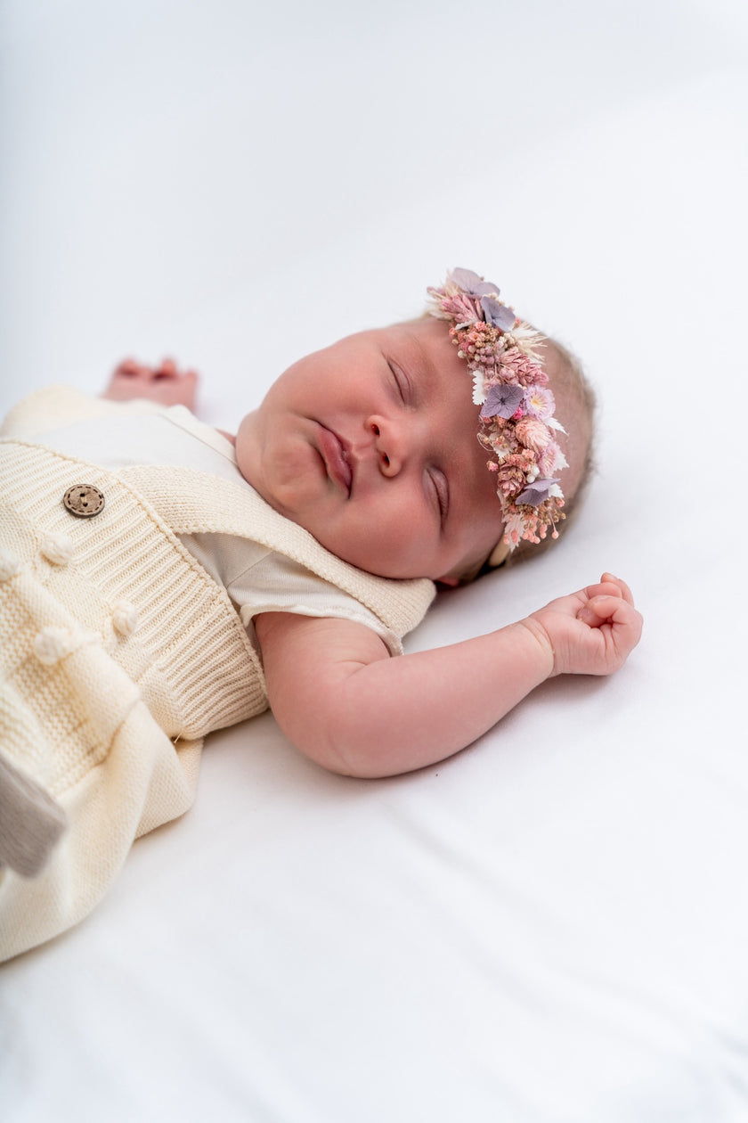 Knitted Bloomers Romper With Straps - SOALSA