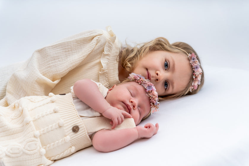 Knitted Baby Cardigan & Romper Cocco Set