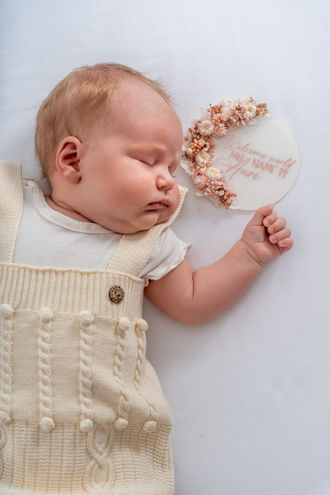 Romper & Cardigan Baby Set