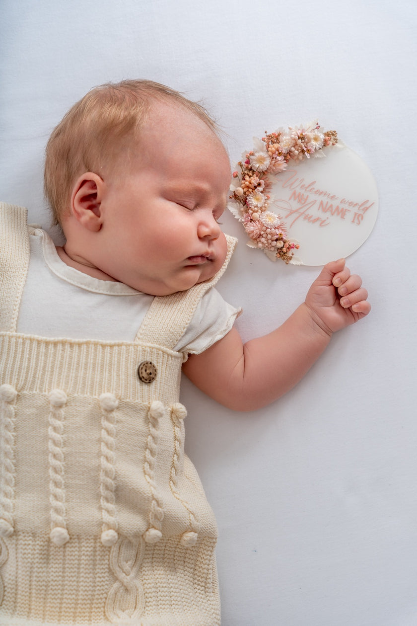 Romper & Cardigan Baby Set