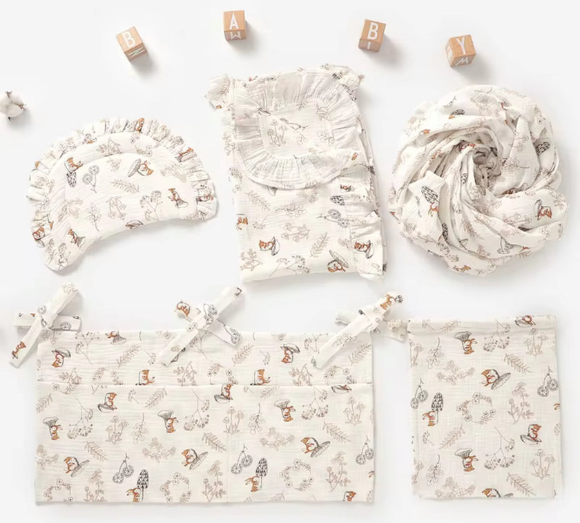 Baby Crib 4 pcs Bedding Set