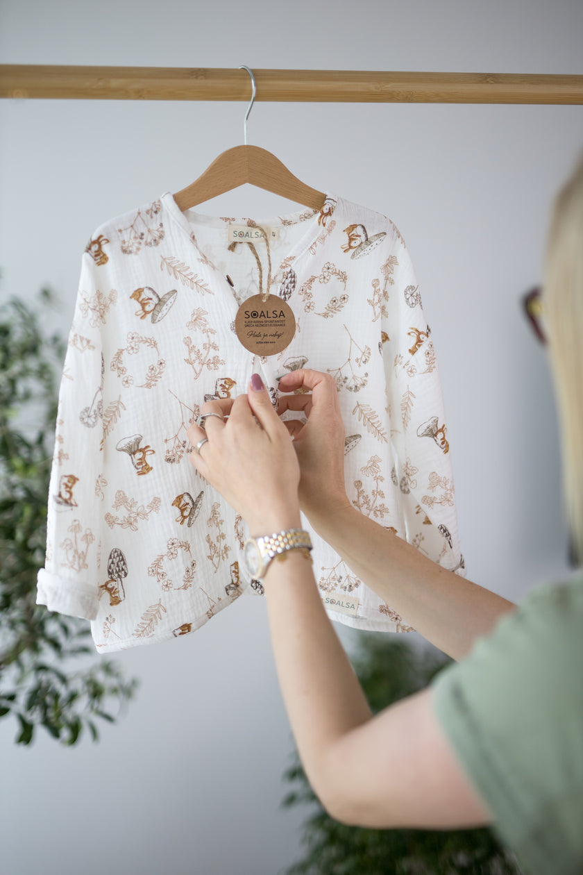 Muslin Oversized Cardigan