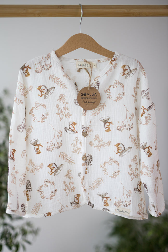 Muslin Oversized Cardigan