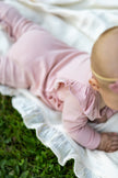 Dusty Pink Ruffle Jumpsuit
