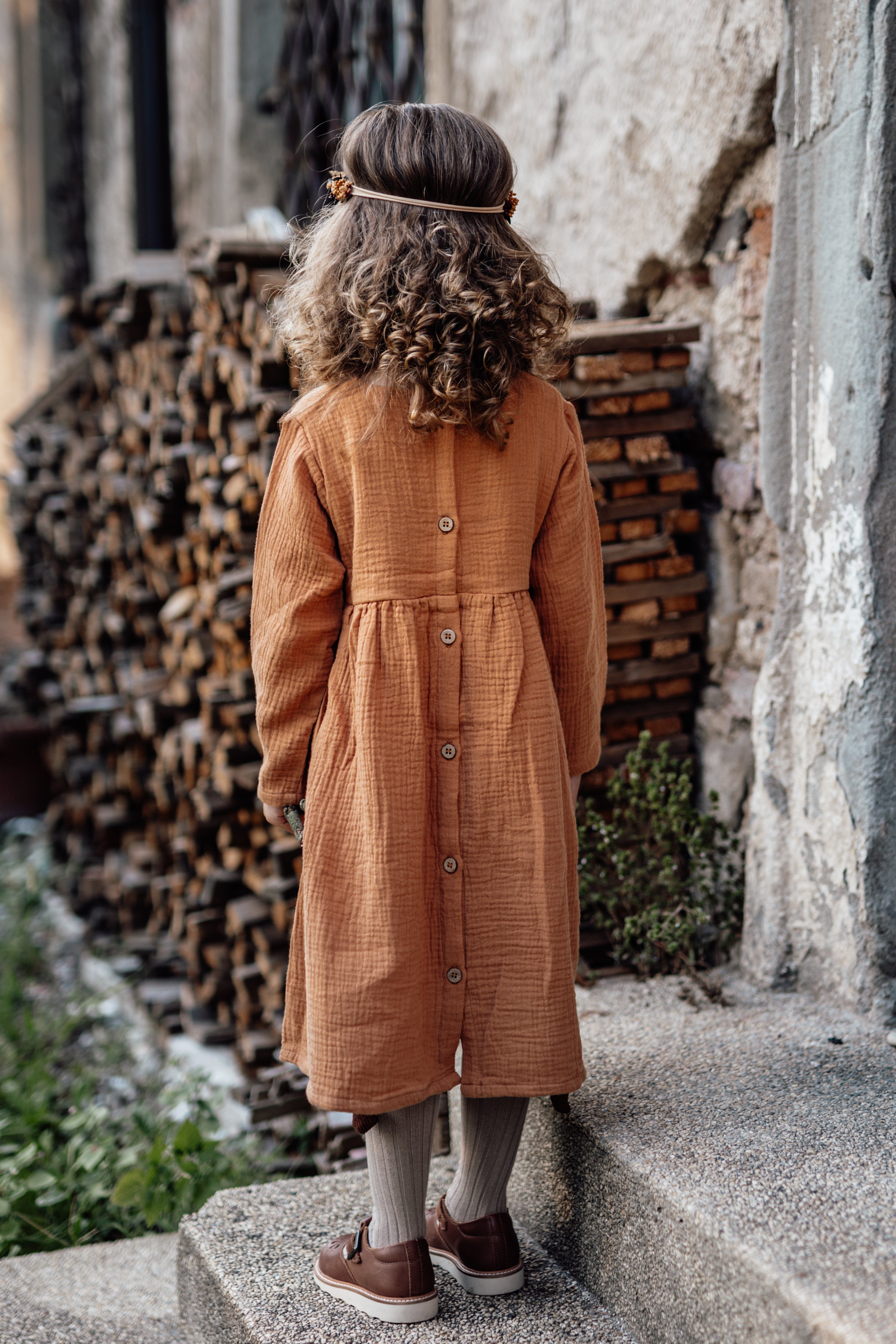 Muslin Dress Earth