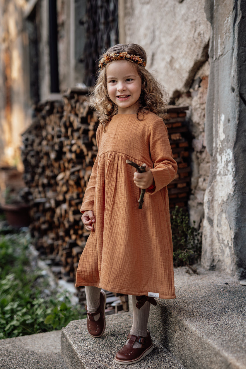 Muslin Dress Earth