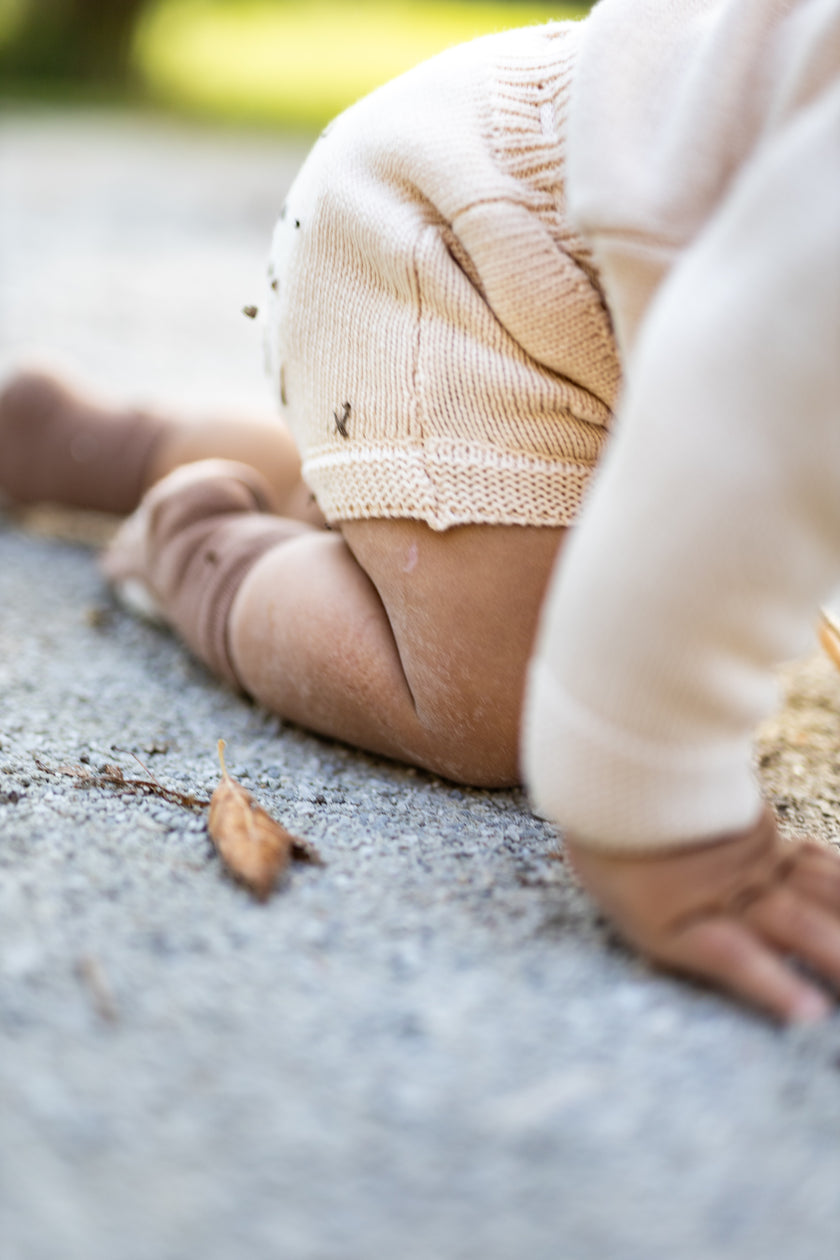 6-12m Knitted Baby 3pcs Set