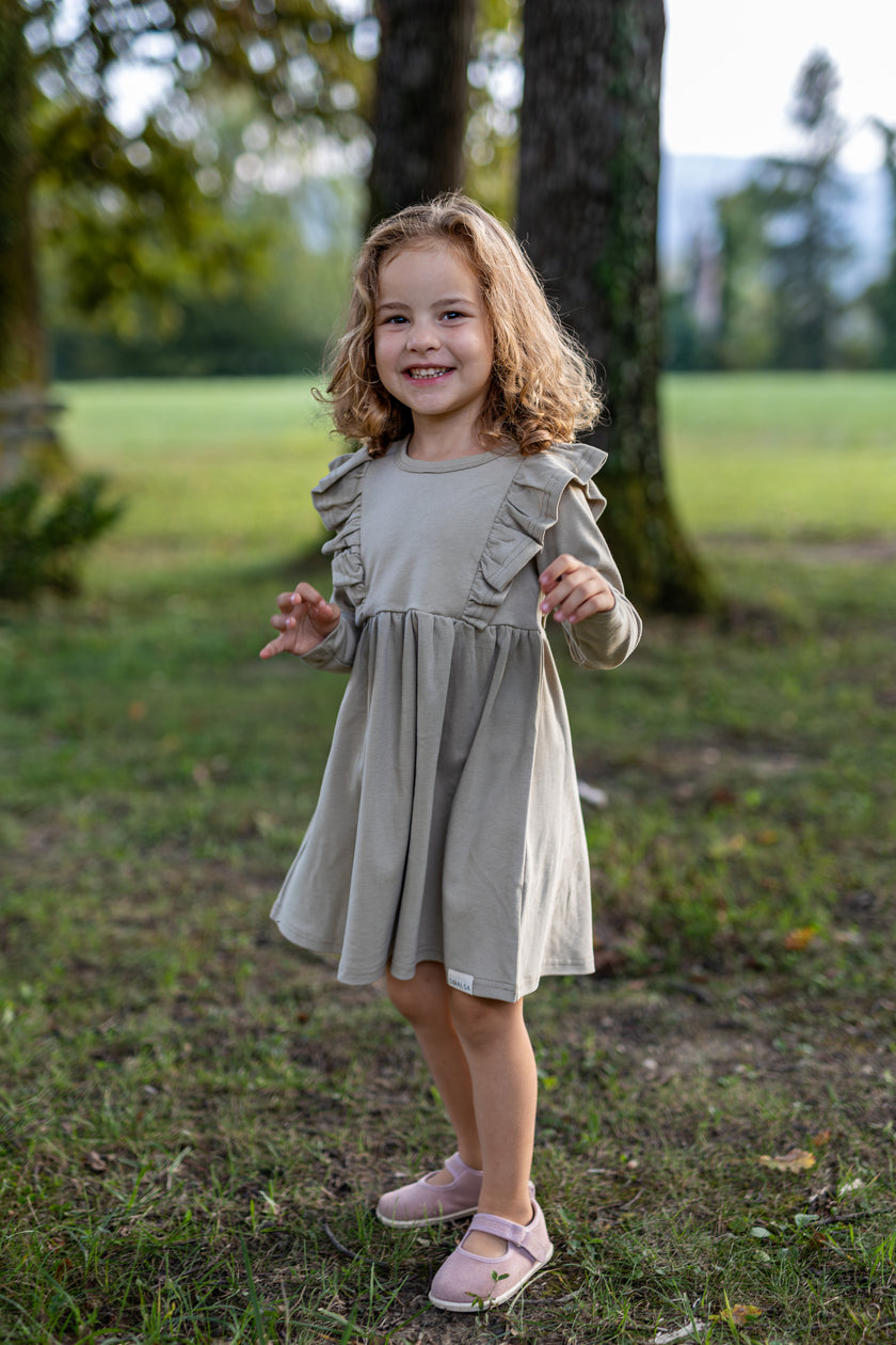 4y Organic Cotton Dress Puffy