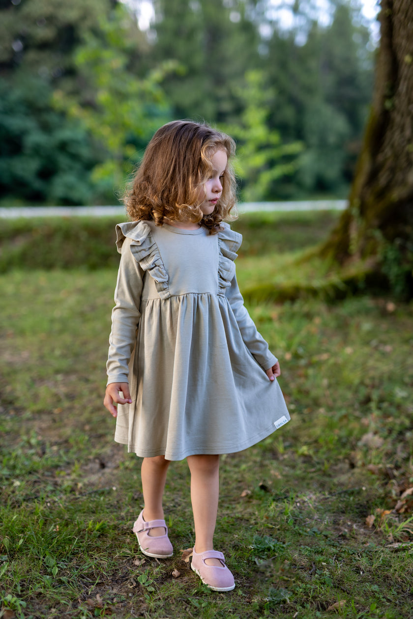 4y Organic Cotton Dress Puffy