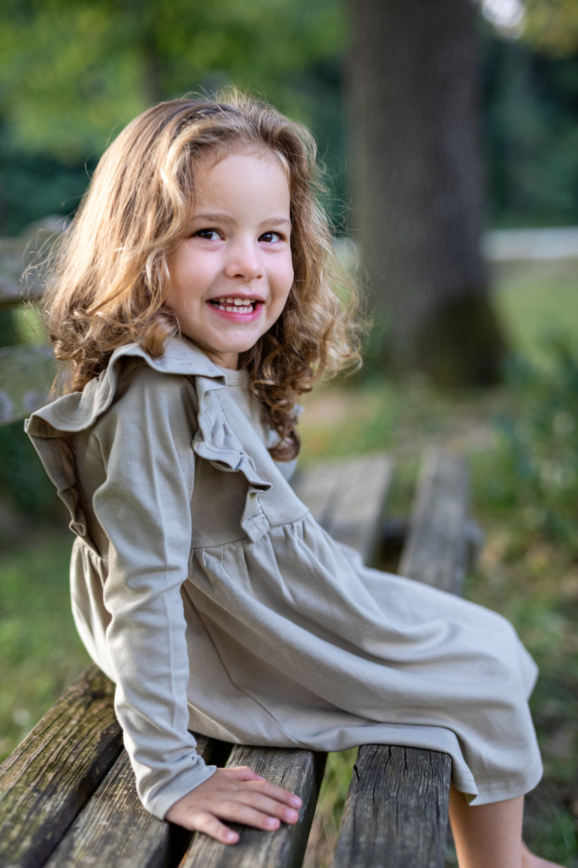 4y Organic Cotton Dress Puffy