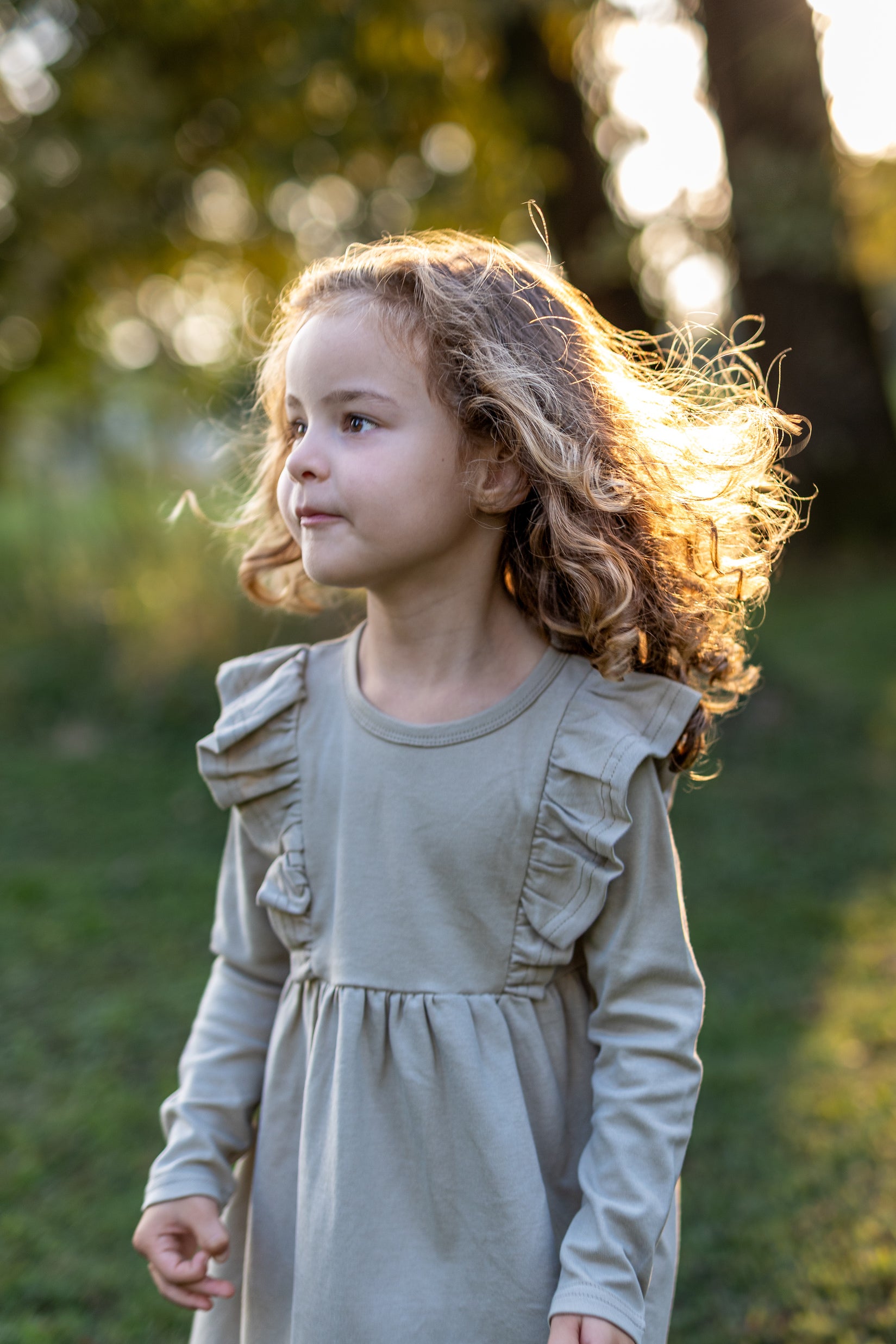 4y Organic Cotton Dress Puffy
