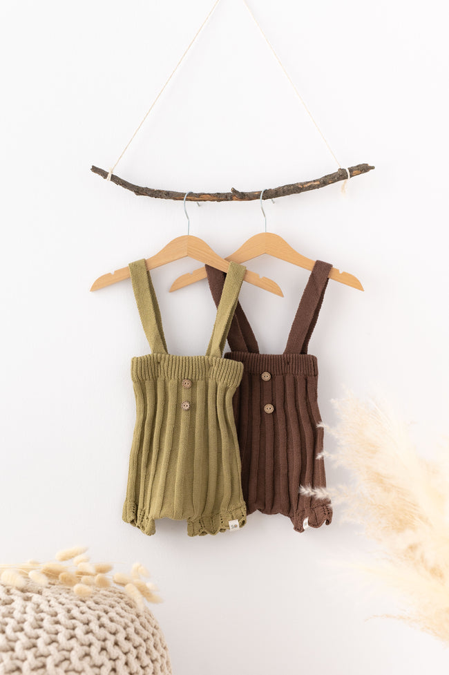 Knitted Bloomers Romper Vintage - SOALSA