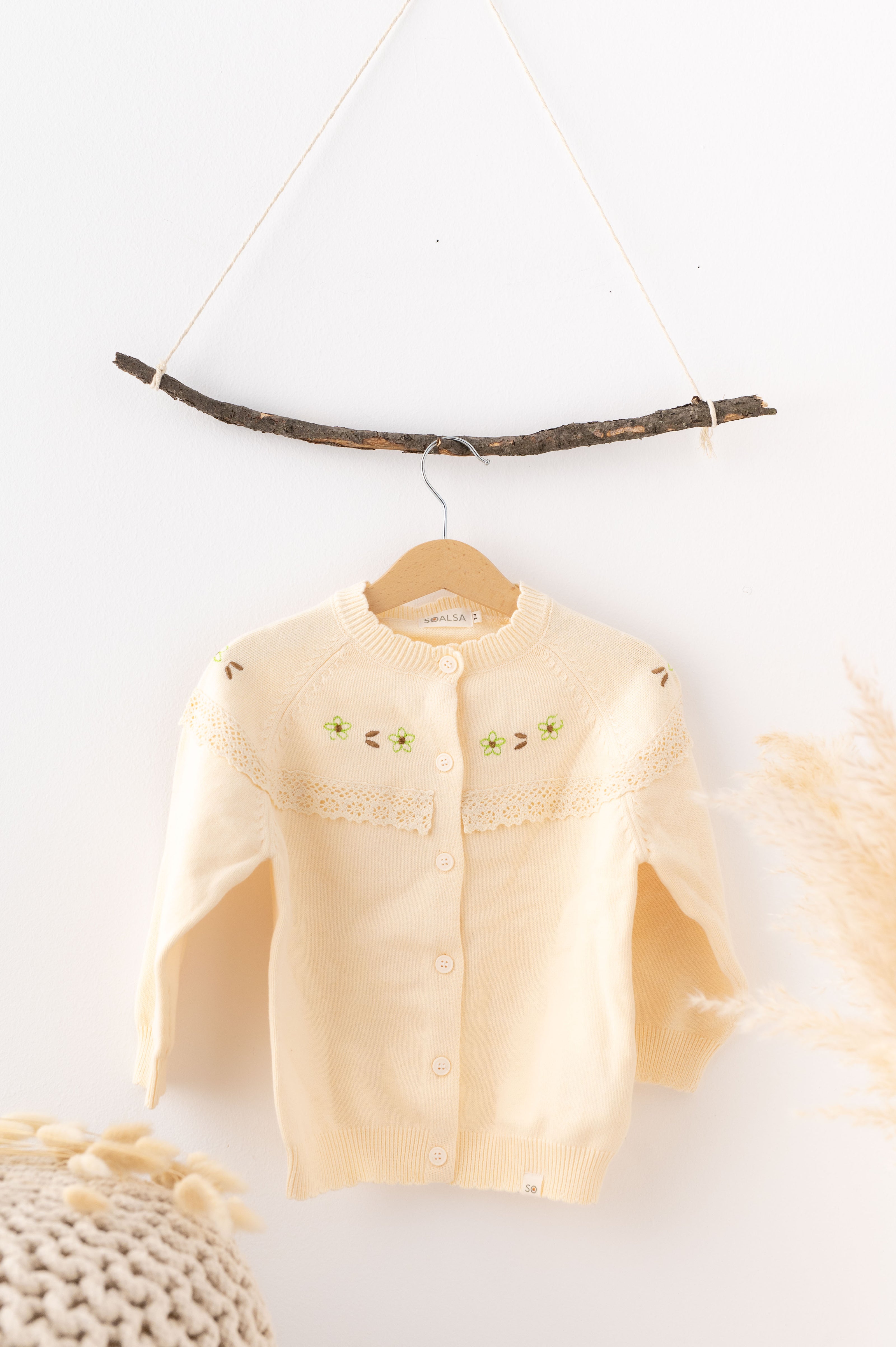 Cotton Cardigan Sweater Bella - SOALSA