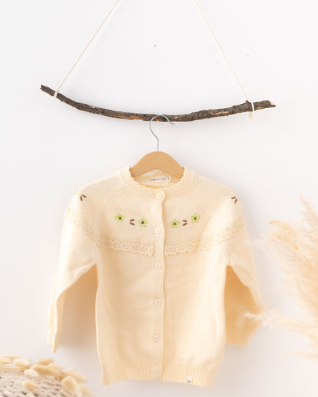 Cotton Cardigan Sweater Bella - SOALSA