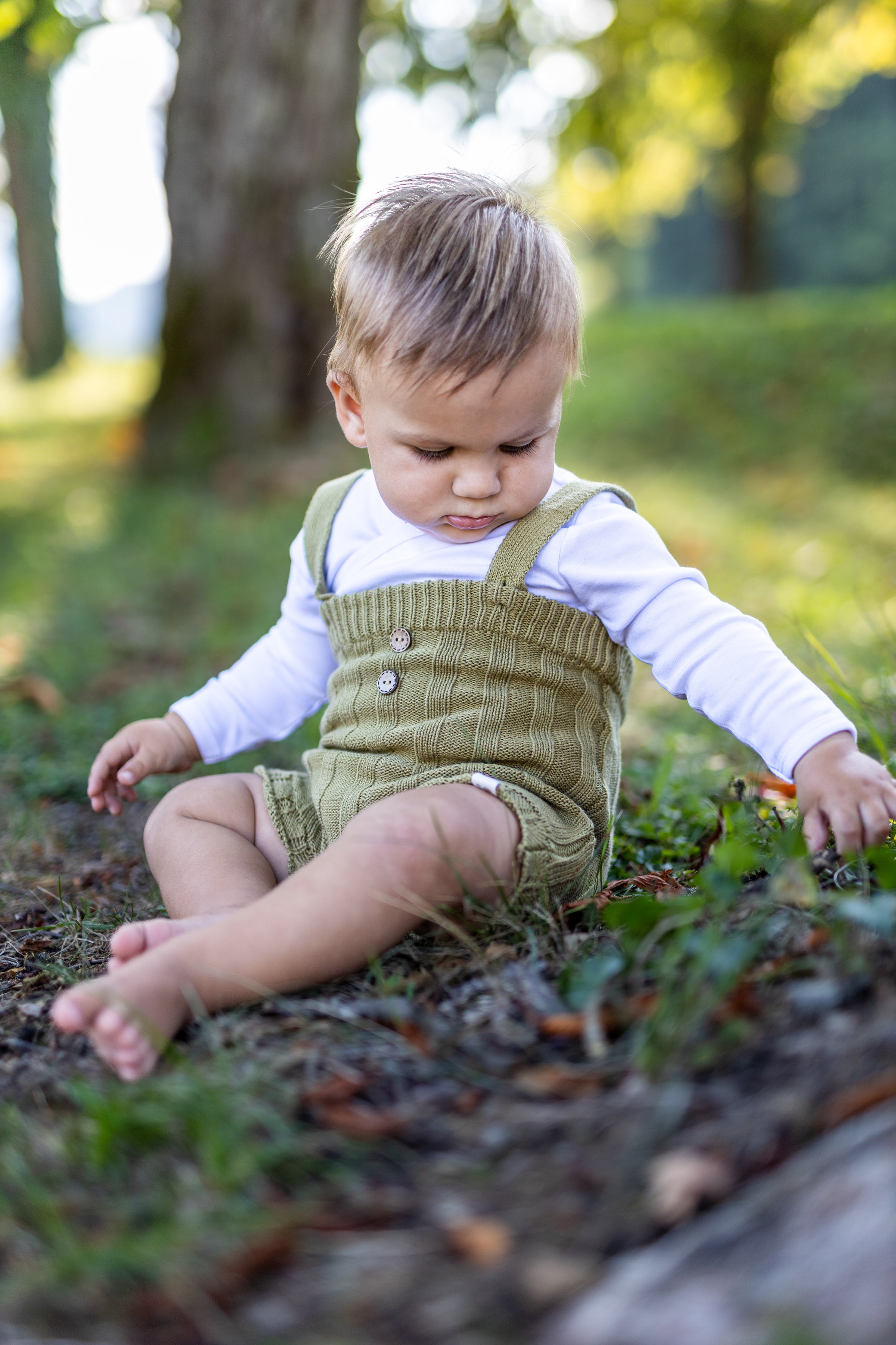 Knitted Bloomers Romper Vintage