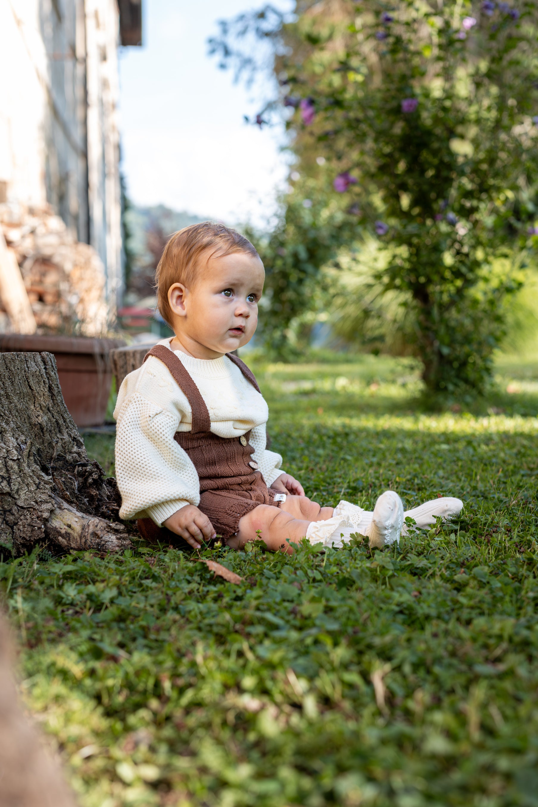 Knitted Bloomers Romper Vintage