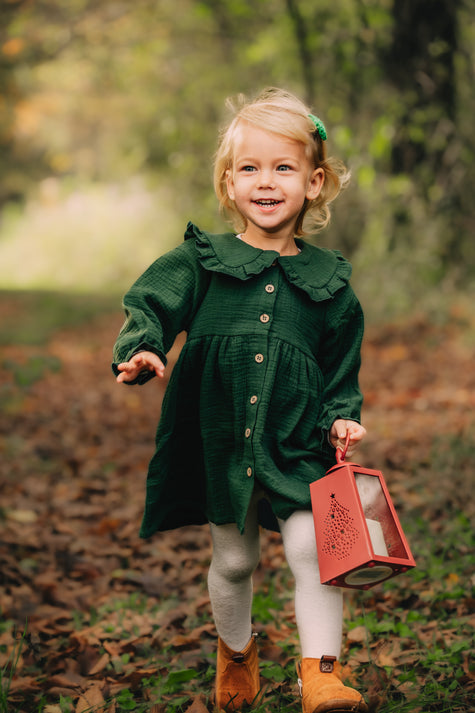 Christmas Dress - Pine Green