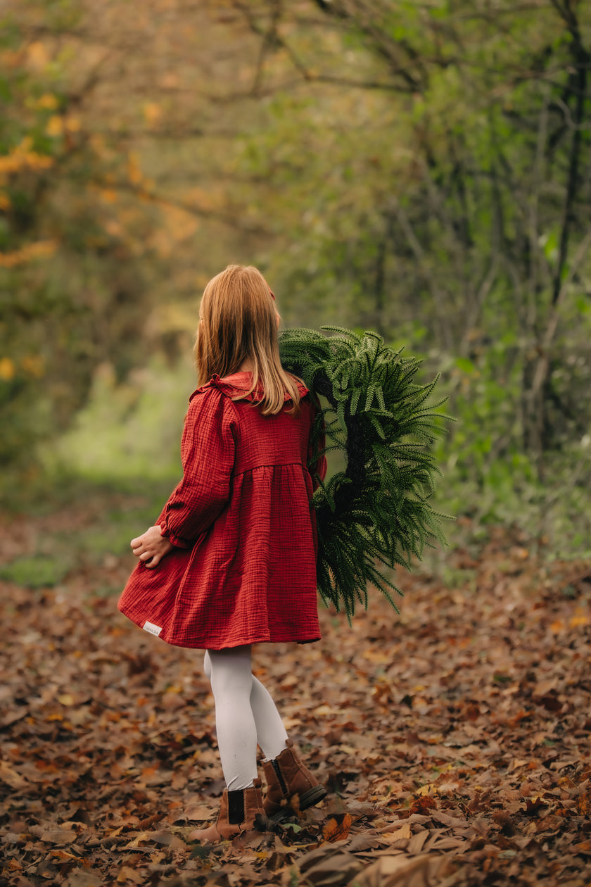 8y  Red Berry Christmas Dress