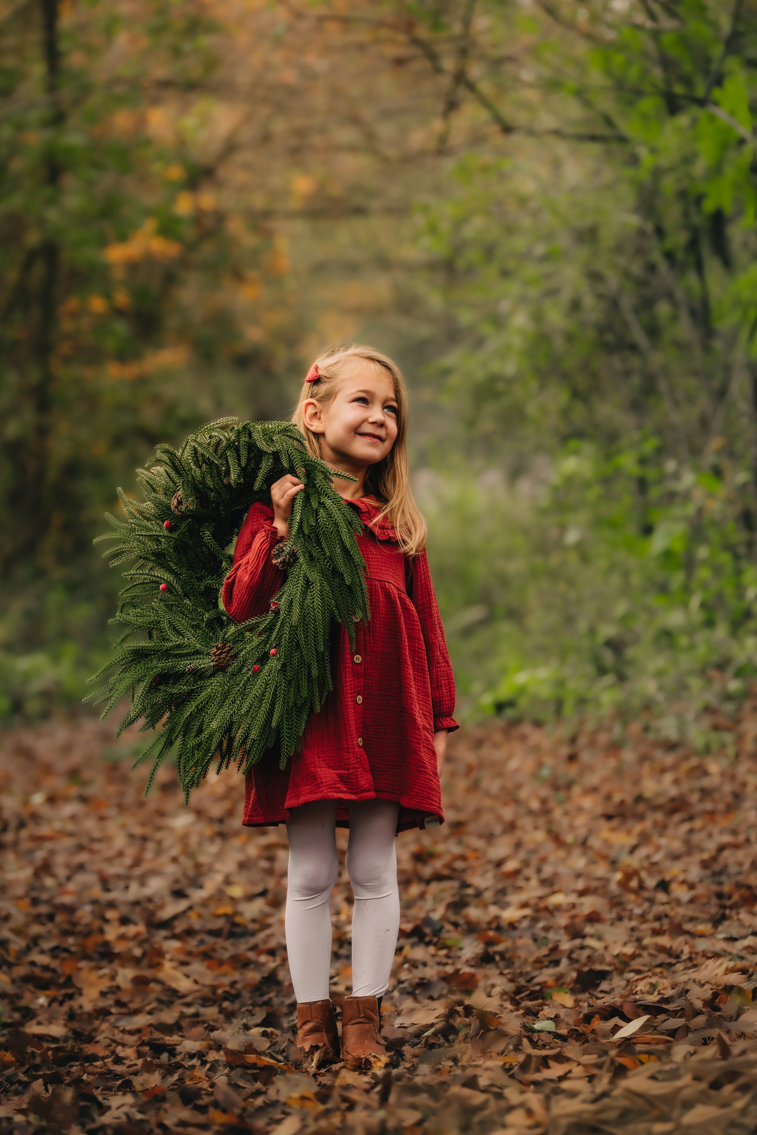 8y  Red Berry Christmas Dress