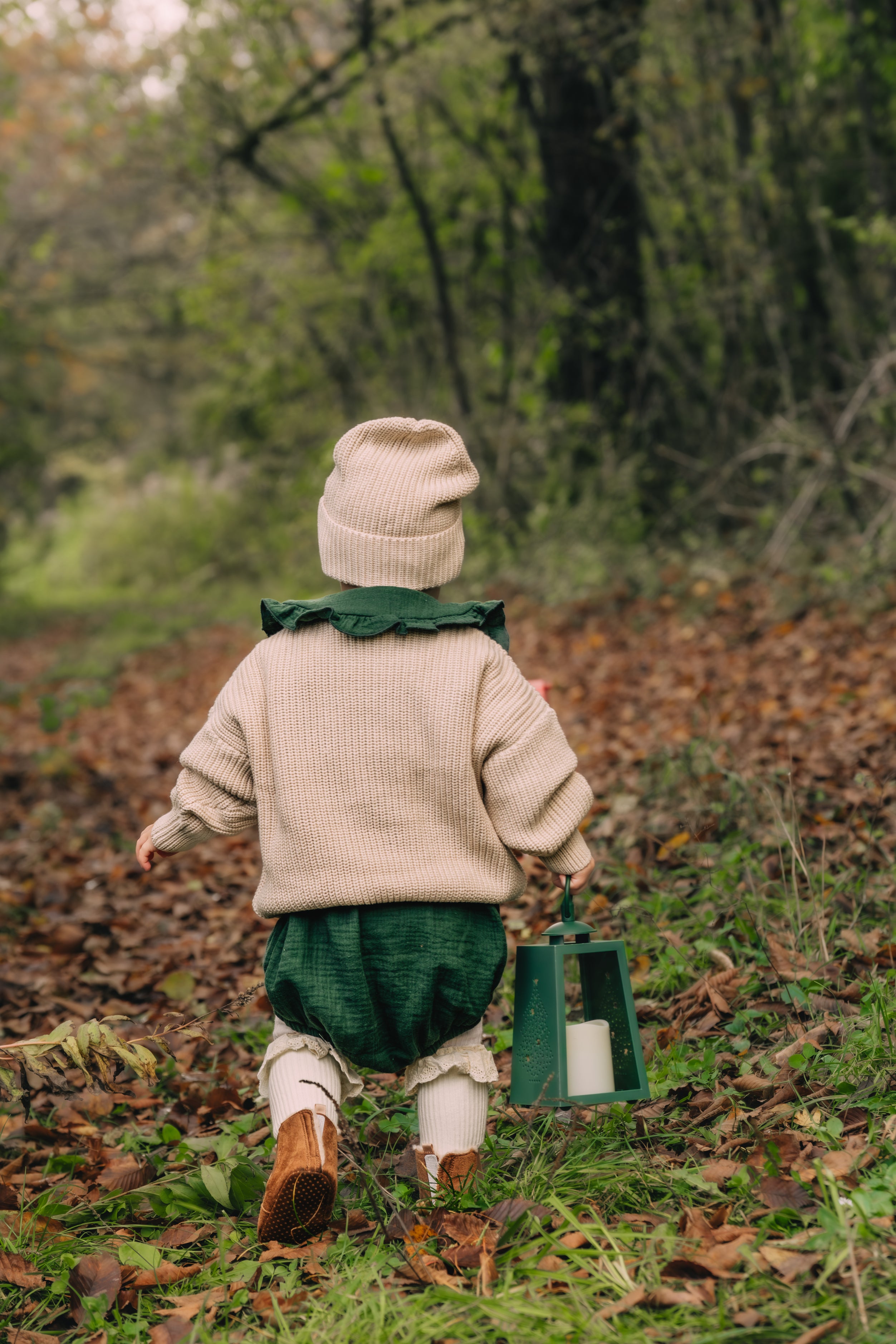 18-24 m Pine Green Christmas Romper