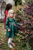4y  Pine Green Christmas Dress