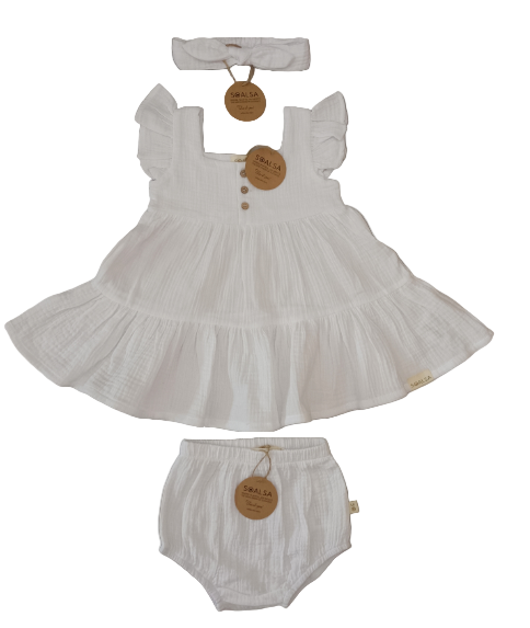 3-Piece Outfit White Orhidelia