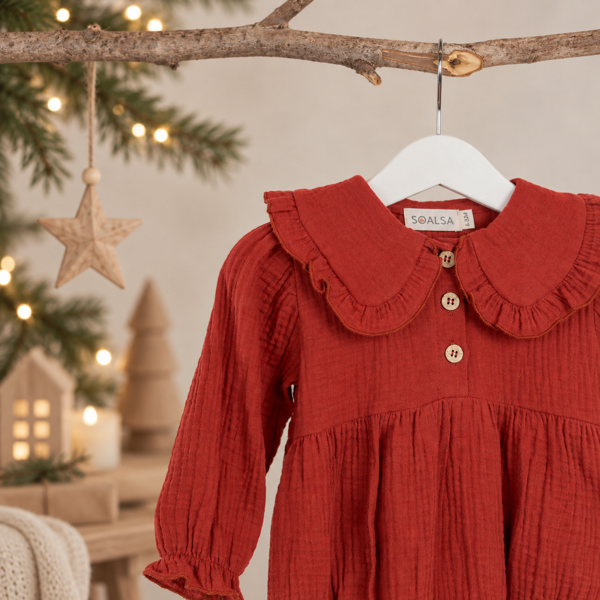 Berry Red | Božični Romper
