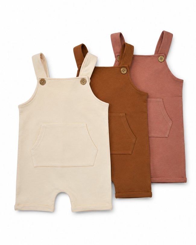 French Terry Vintage Romper Overall