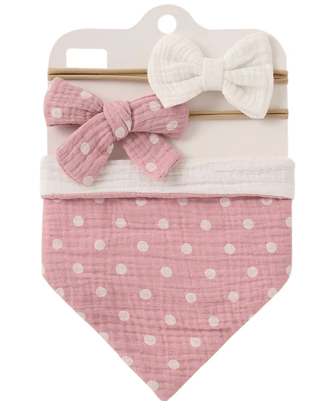 3-Piece Baby Headband and Bib Set - SOALSA