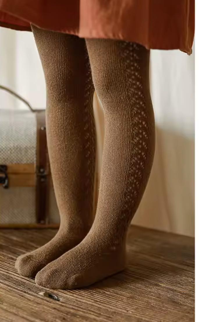 Girl’s Tights Stylish Claw-Patterned