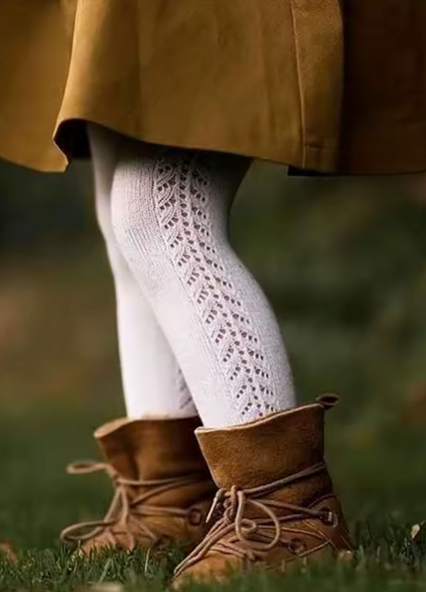 Girl’s Tights Stylish Claw-Patterned