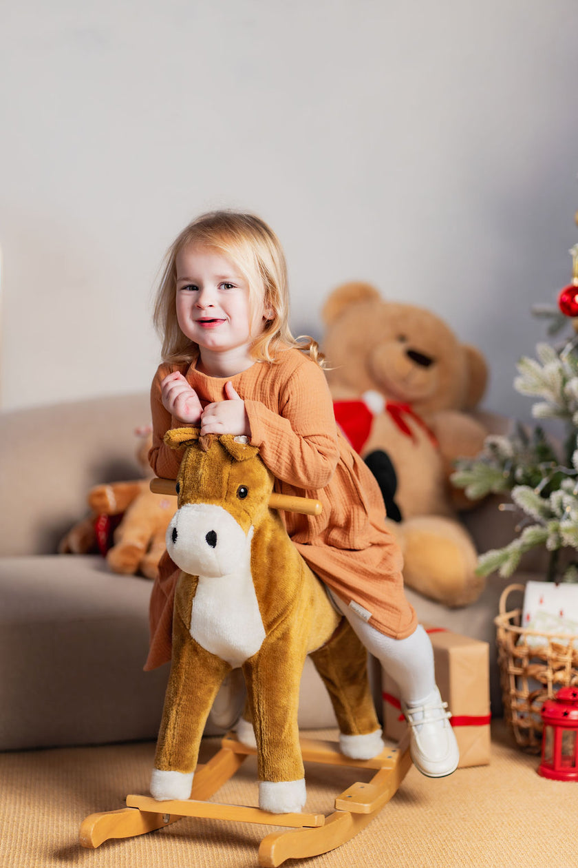 Golden Caramel Christmas Dress