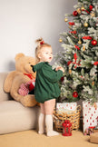 Christmas Rompers - Pine Green