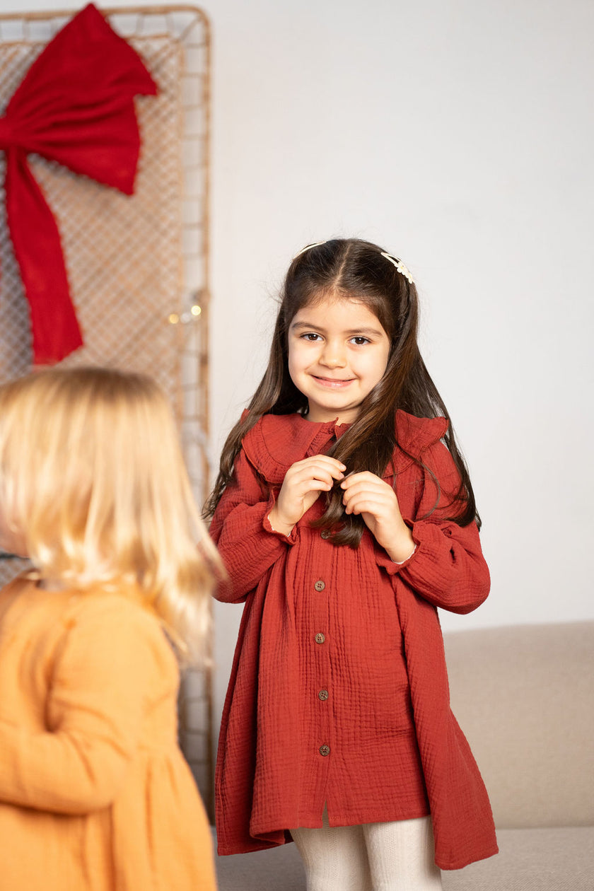 Christmas Dress - Berry Red