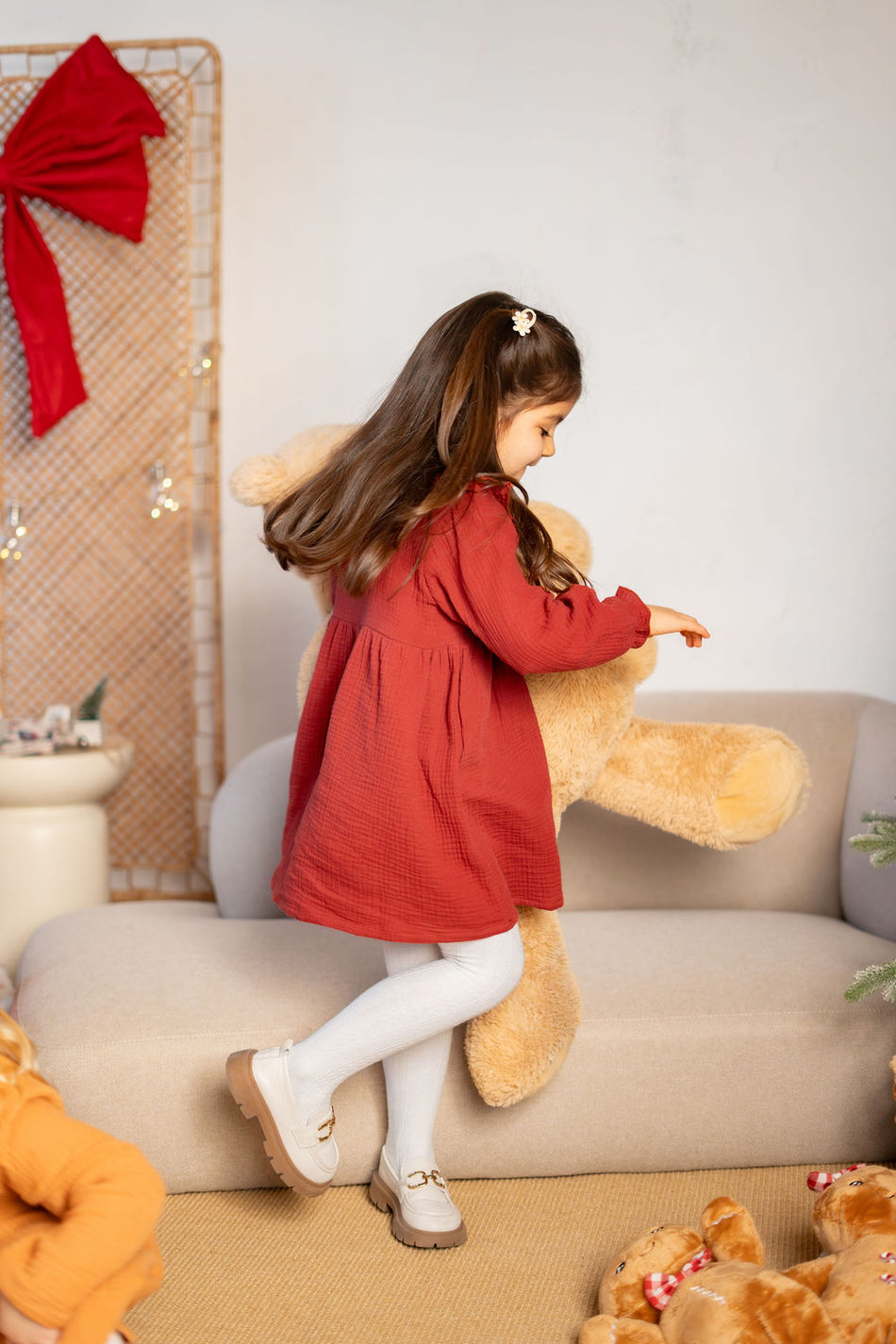 Christmas Dress - Berry Red