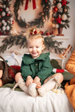Christmas Rompers - Pine Green