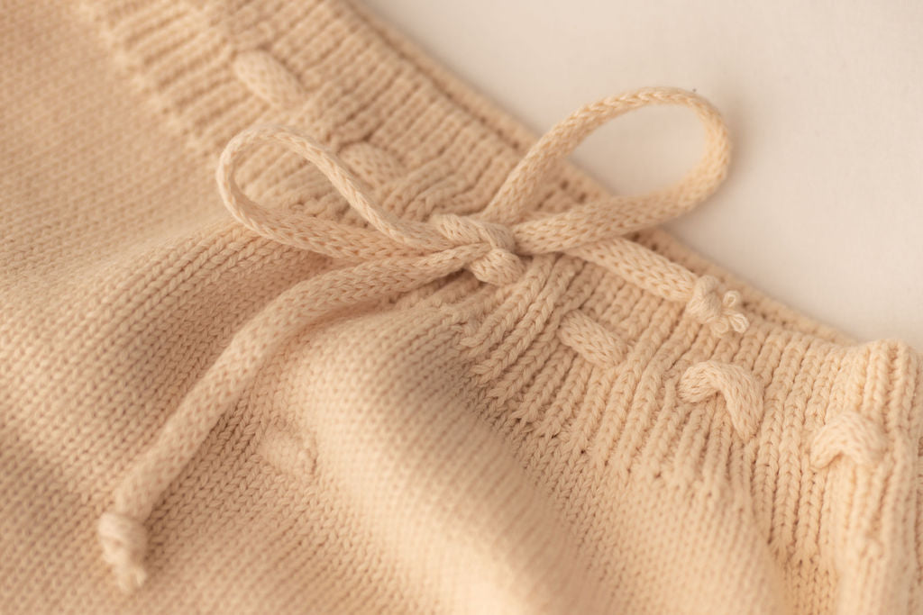 6-12m Knitted Baby 3pcs Set