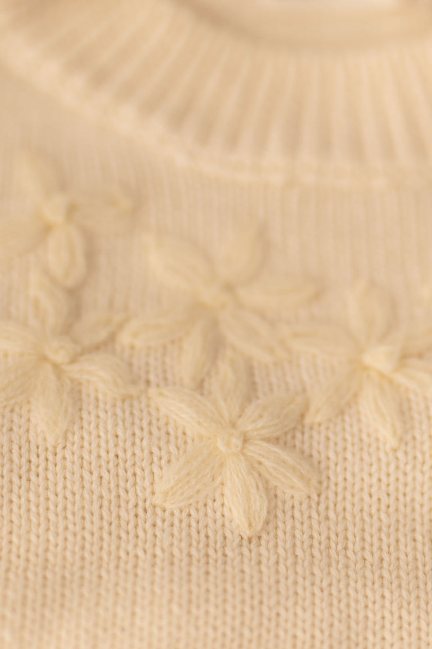 Knitted Snowy Baby Sweater - SOALSA