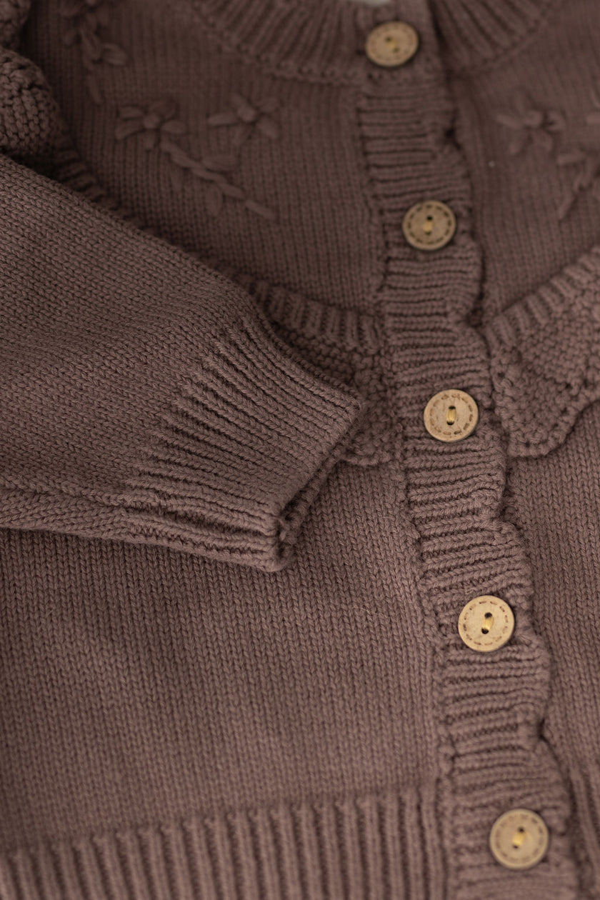 Cotton Cardigan Sweater Charlotte - SOALSA