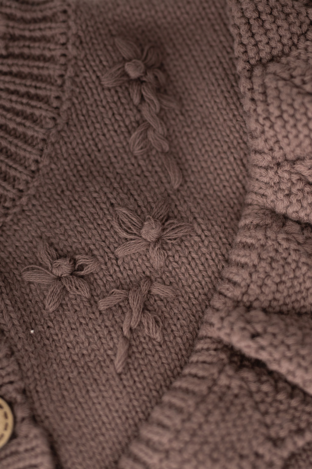 Knitted Baby Cardigan Sweater Vintage - SOALSA