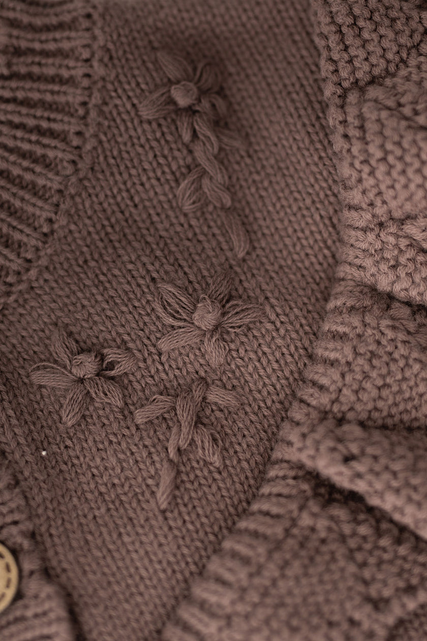 Knitted Baby Cardigan Sweater Vintage - SOALSA