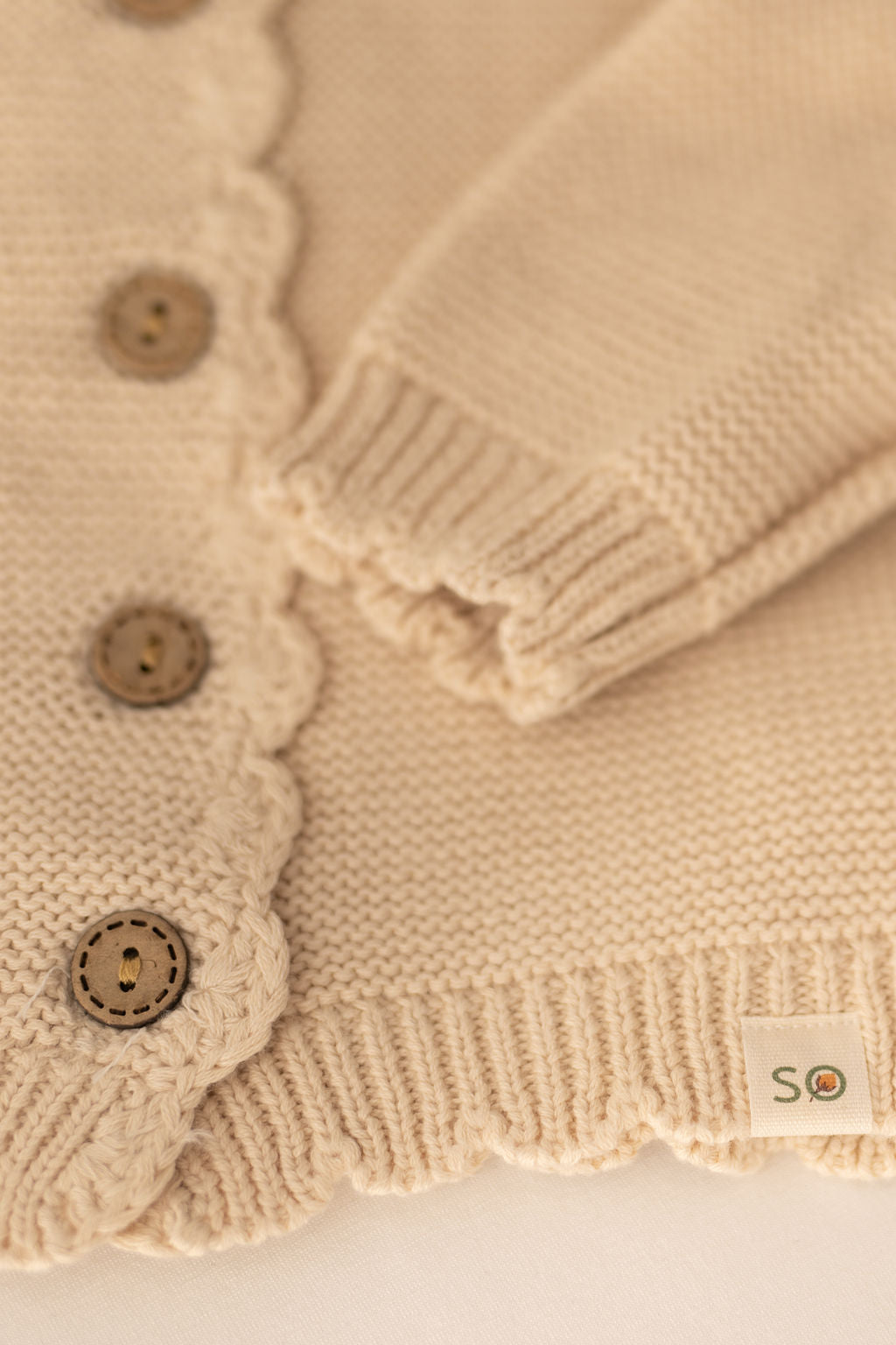 Cotton Cardigan Sweater Charlotte - SOALSA