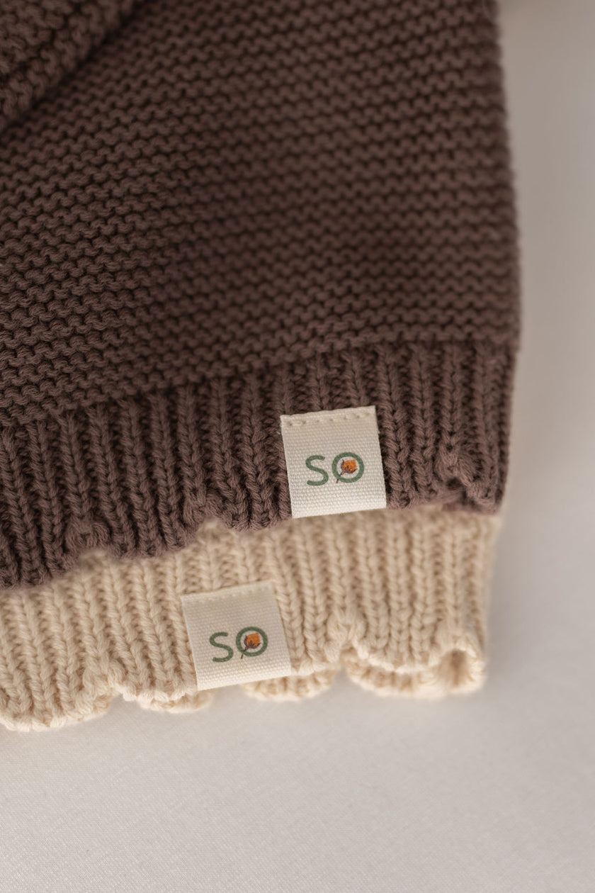 Cotton Cardigan Sweater Charlotte - SOALSA