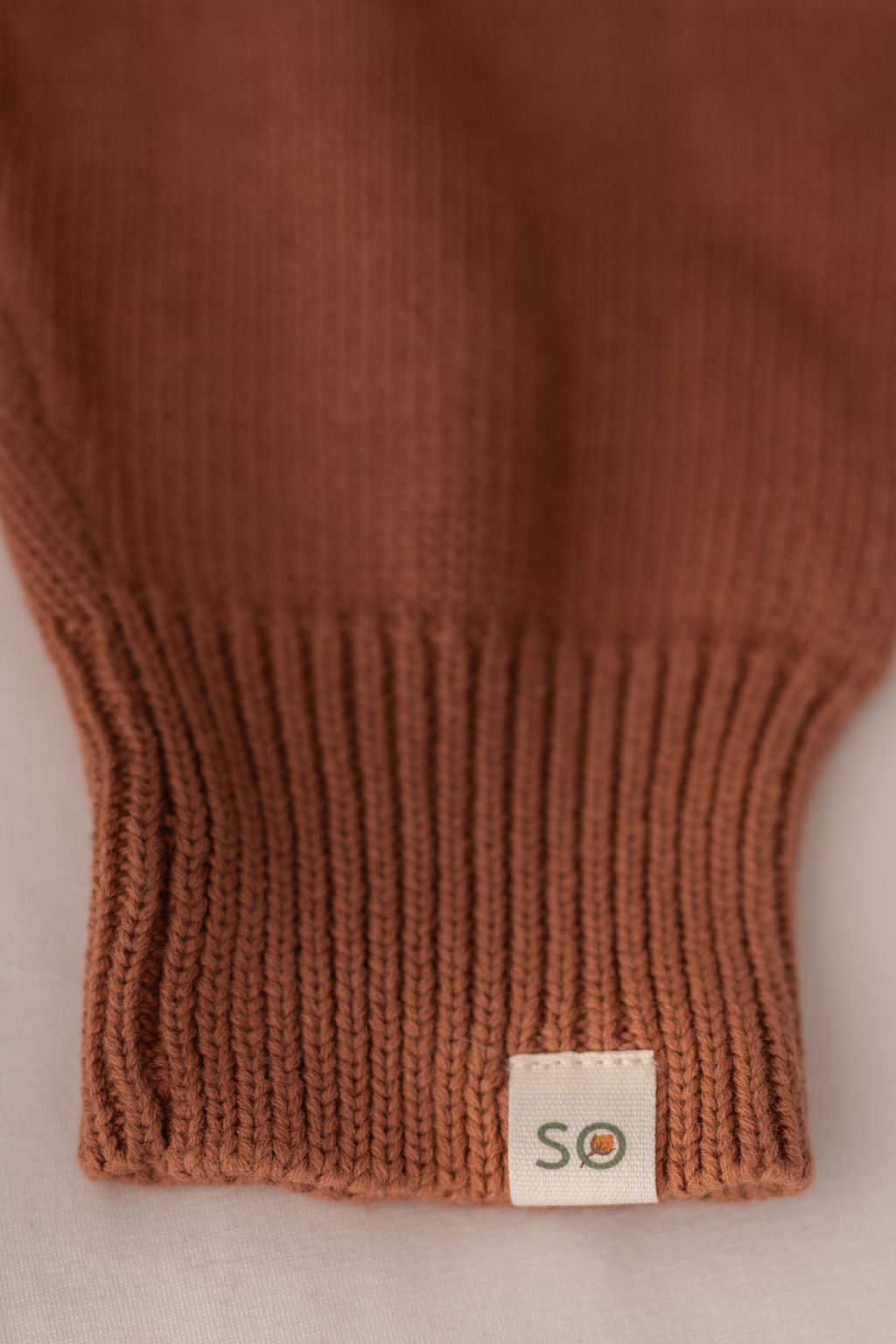 Knitted Terracotta Overall Suspender - SOALSA